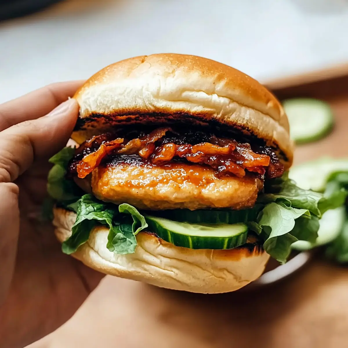 Gochujang Chicken Burgers