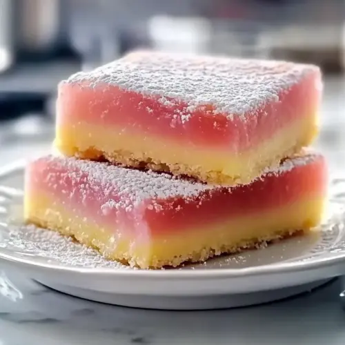 Hibiscus Lemon Bars