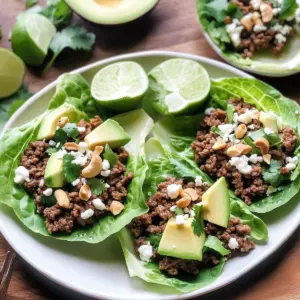 Thai Lettuce Wraps