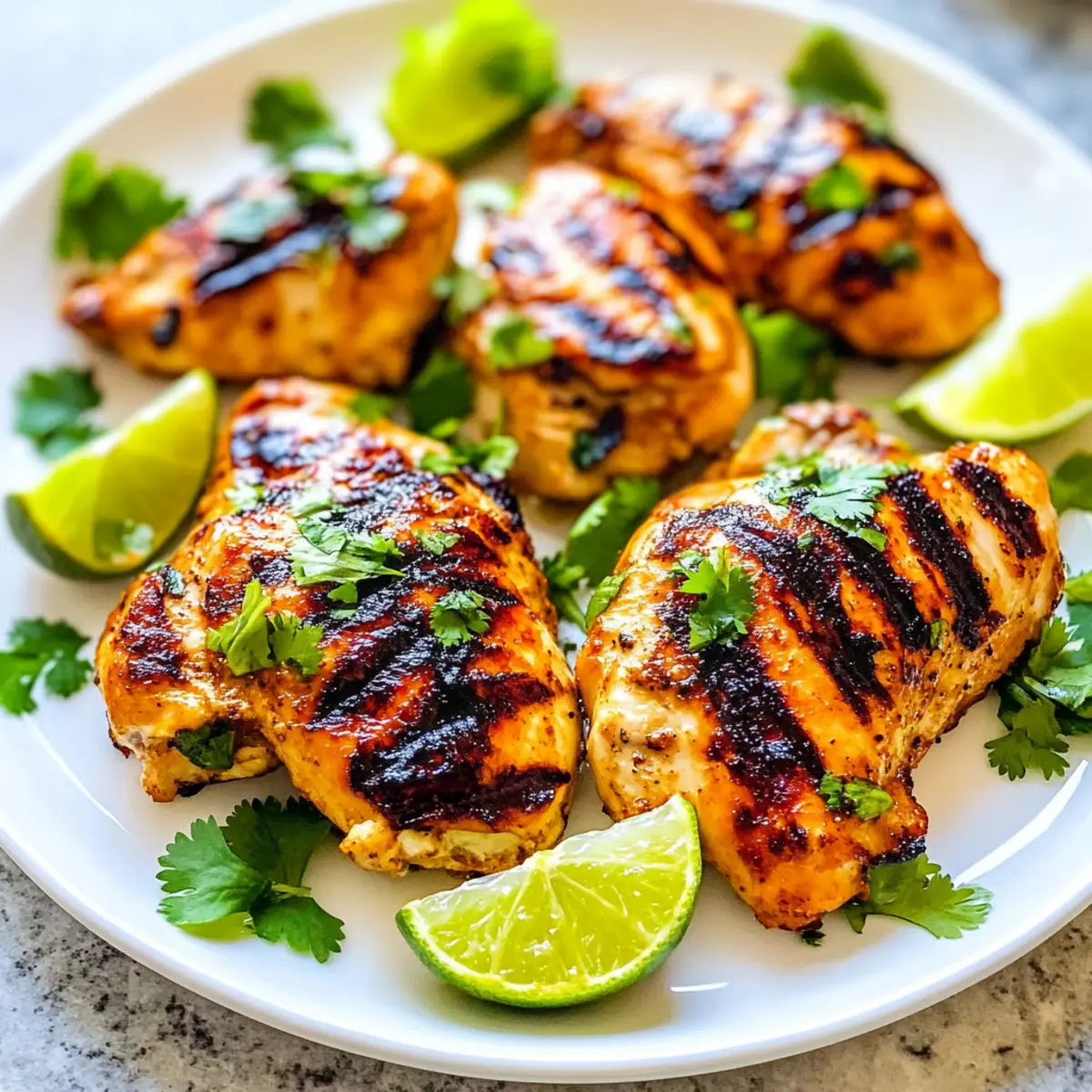 Grilled Lime Cilantro Chicken