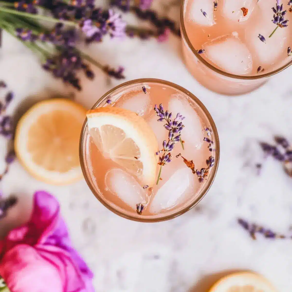 lavender lemonade rosé cocktails