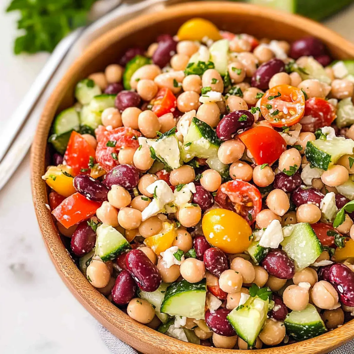 Mediterranean Bean Salad