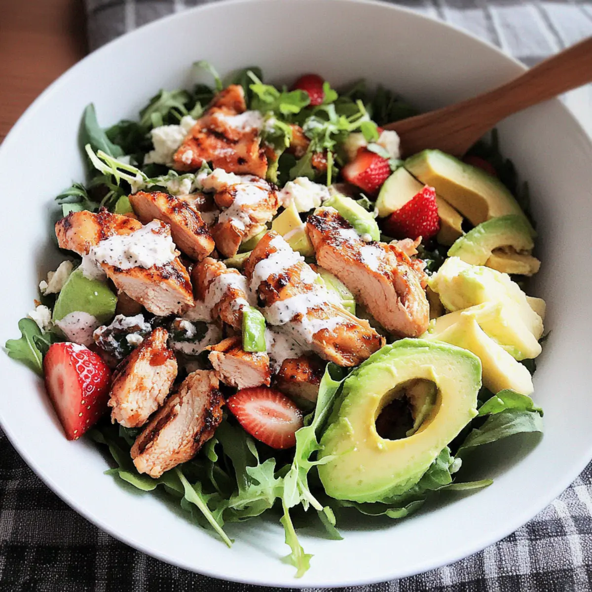 Summer Strawberry Chicken Salad