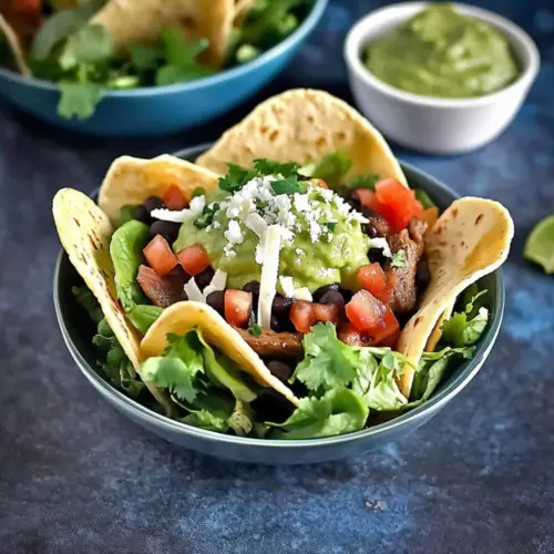 Beef Taco Salad Bowls