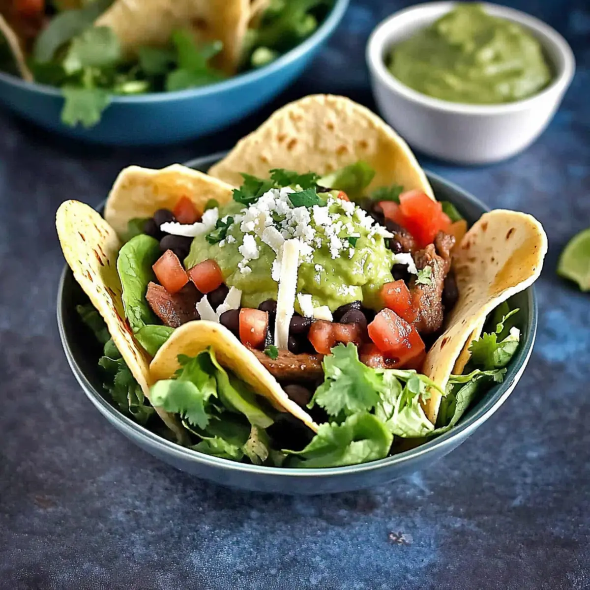 Beef Taco Salad Bowls