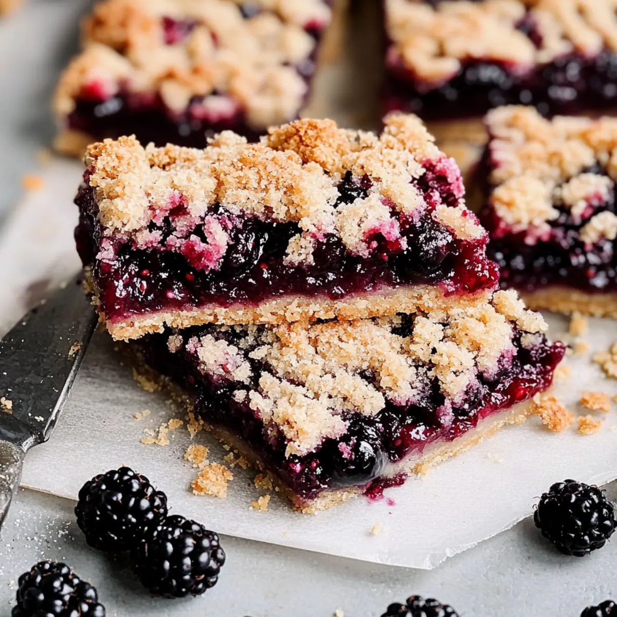 Blackberry Pie Bars