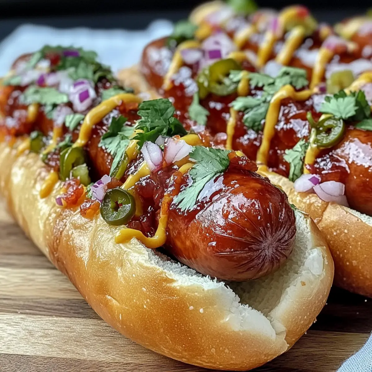 Firecracker Hot Dogs Recipe