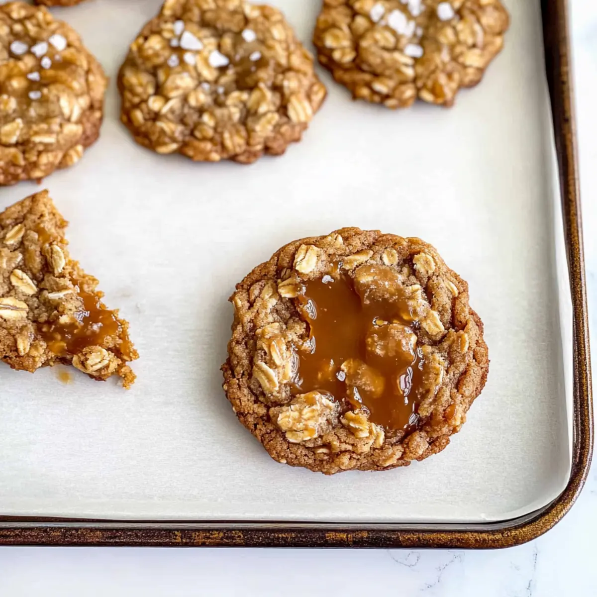 Caramel Oatmeal Cookies