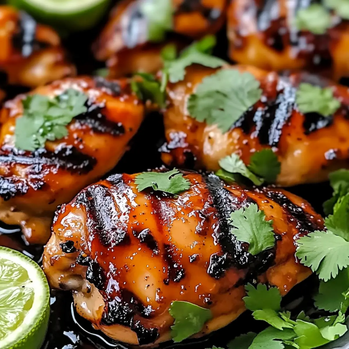 Grilled Spicy Honey Lime Chicken