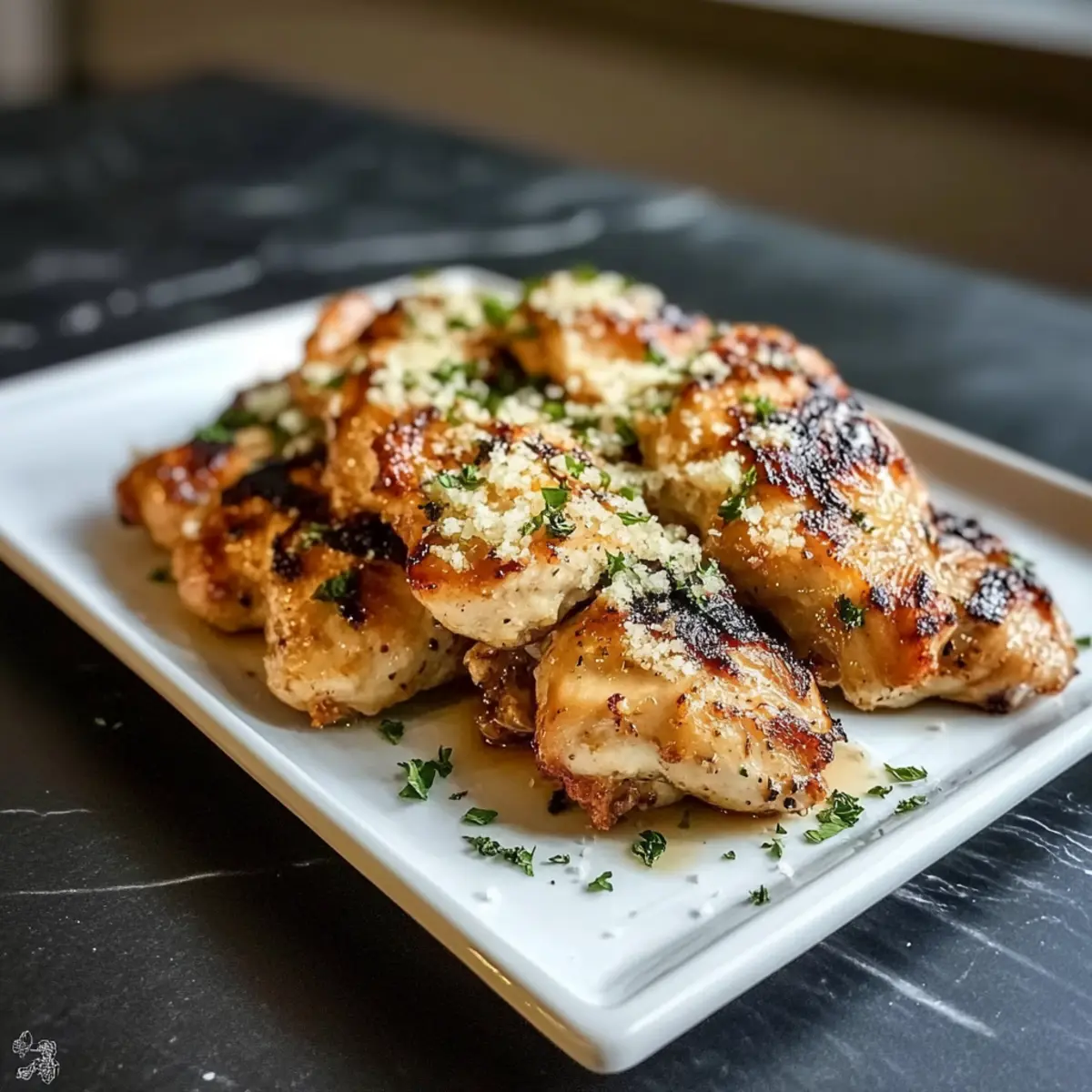 Blackstone Garlic Parmesan Chicken