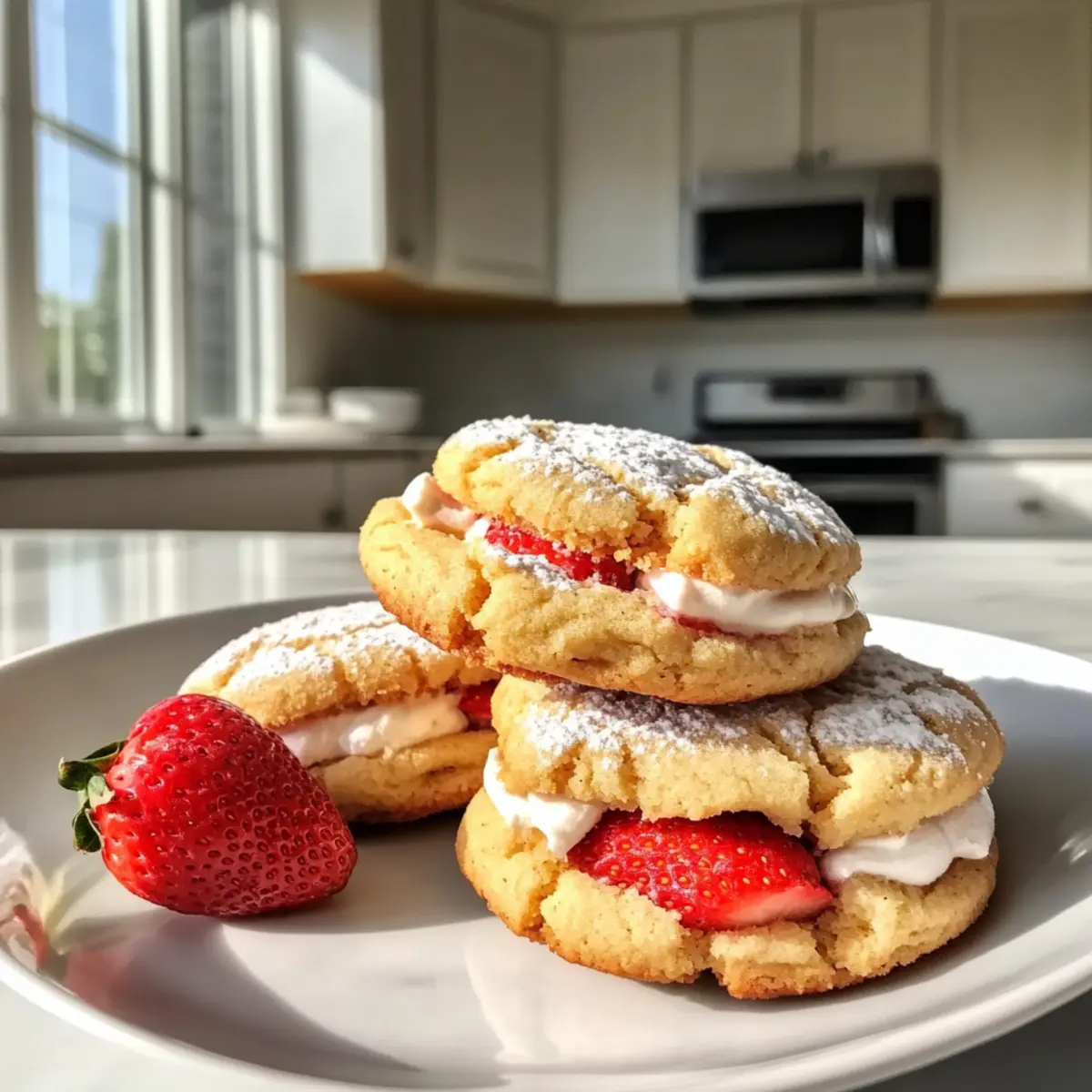Strawberry Cheesecake Cookies