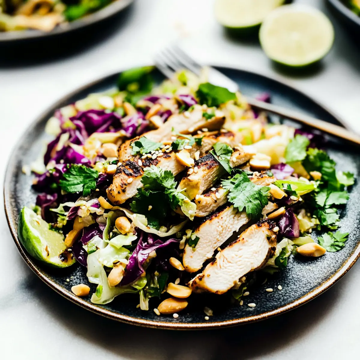 Grilled Cabbage Salad