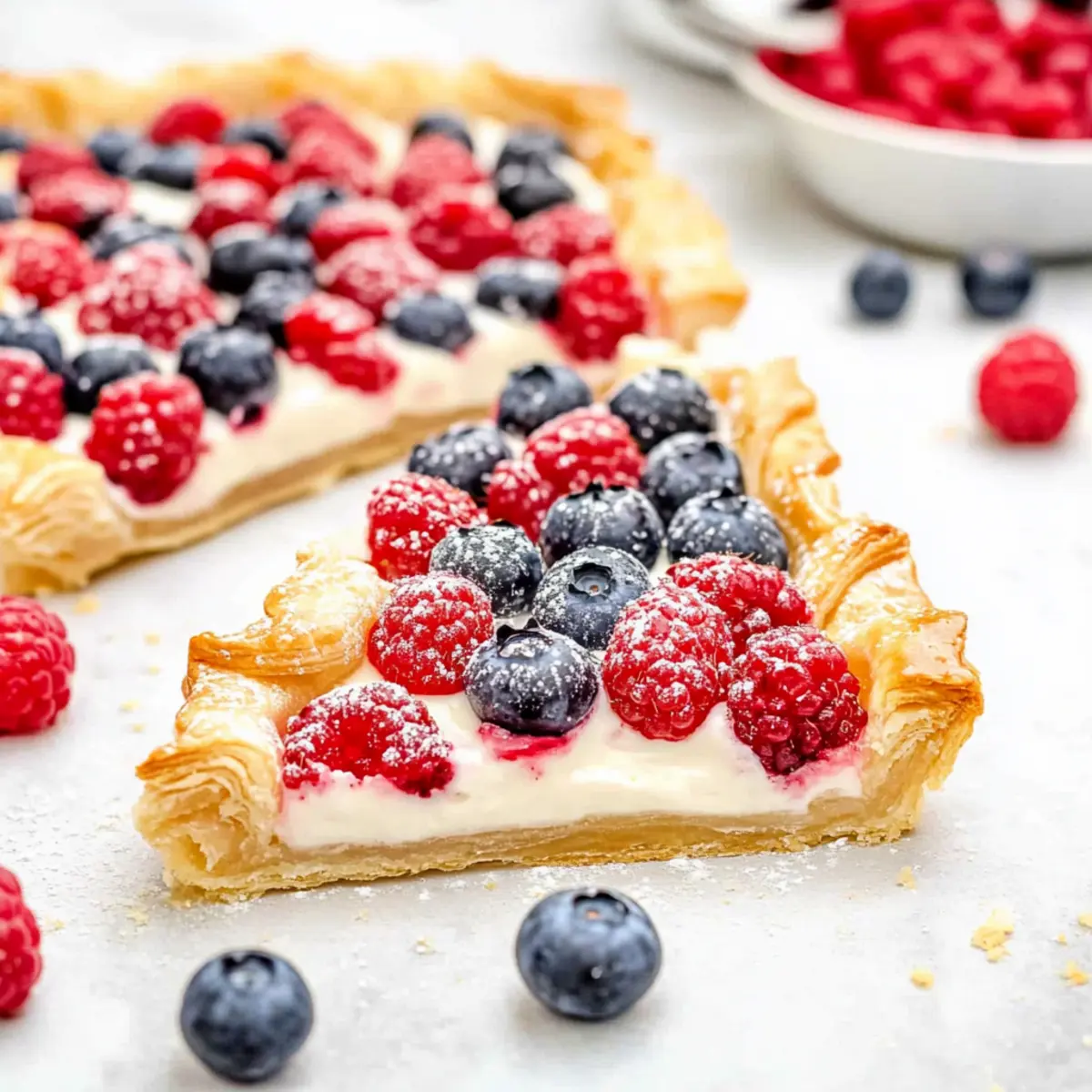 Berry Puff Pastry Tart