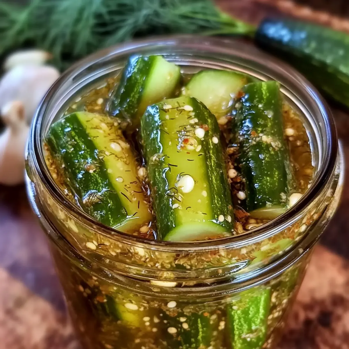 Refrigerator Dill Pickles Recipe