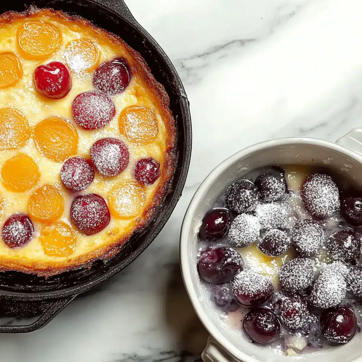 Stone Fruit Clafoutis