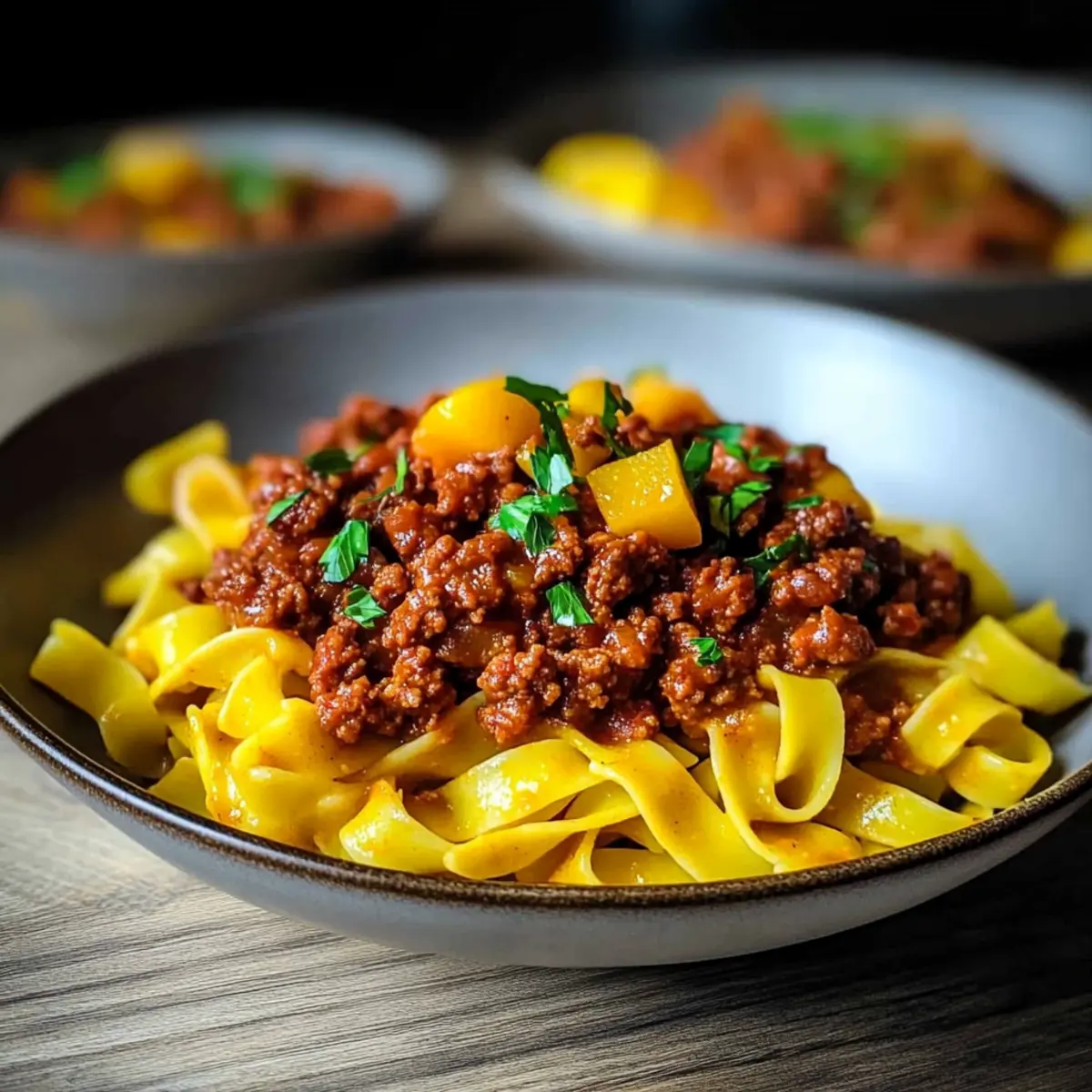 Apricot and Chorizo Bolognese