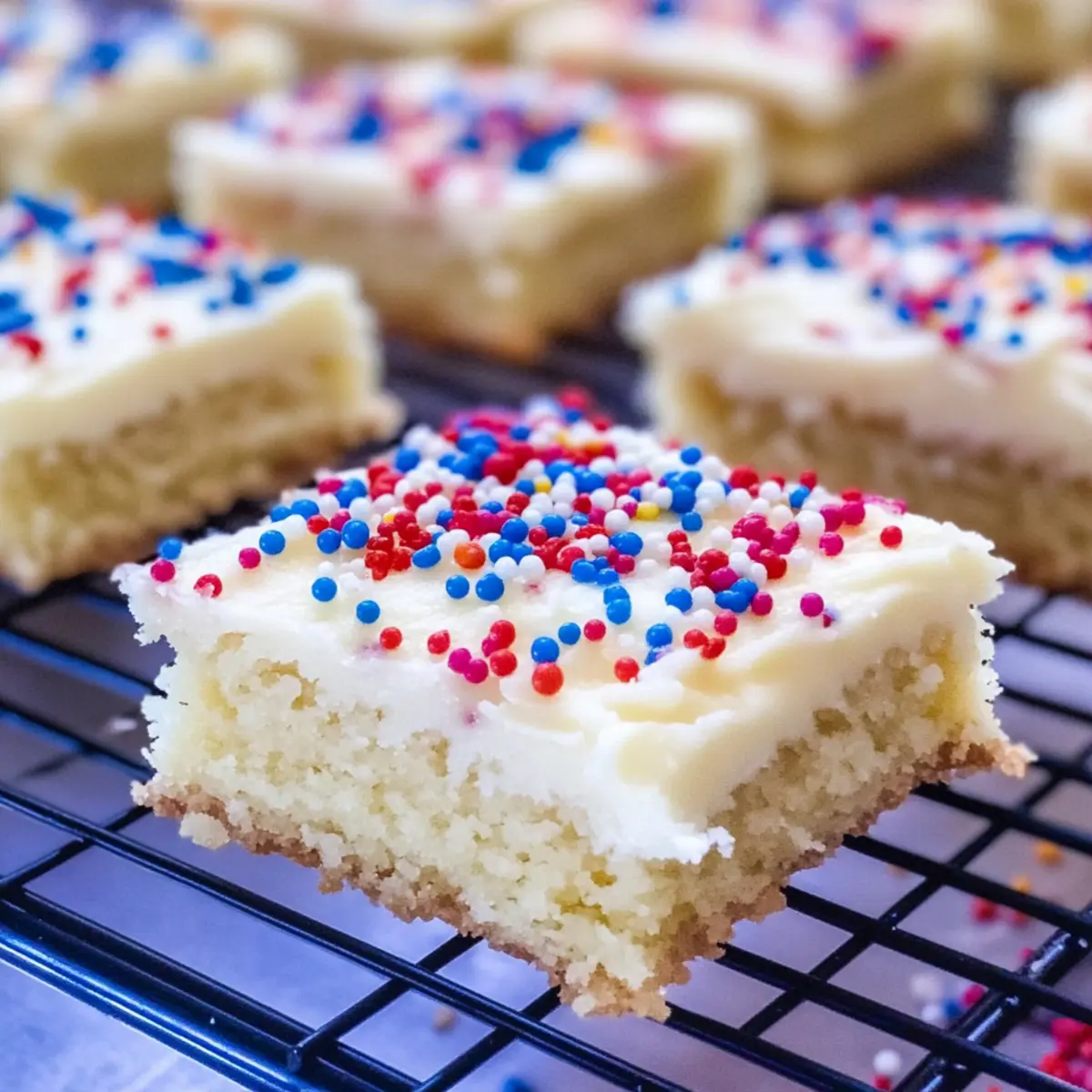 Sugar Cookie Bars