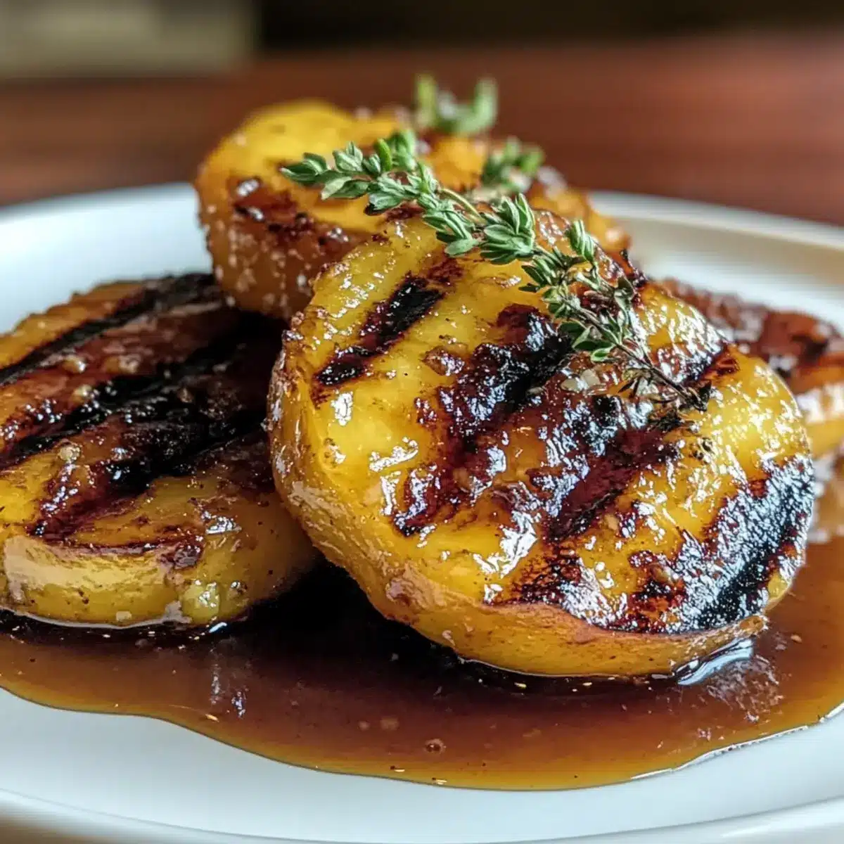 Savory Grilled Peaches