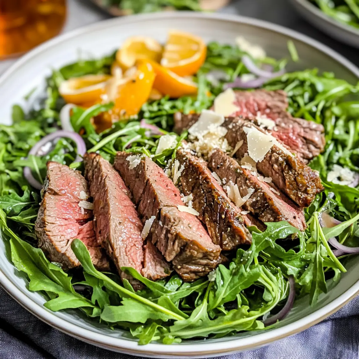 Arugula Steak Salad