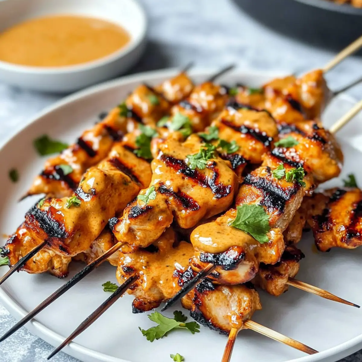 Bang Bang Chicken Skewers