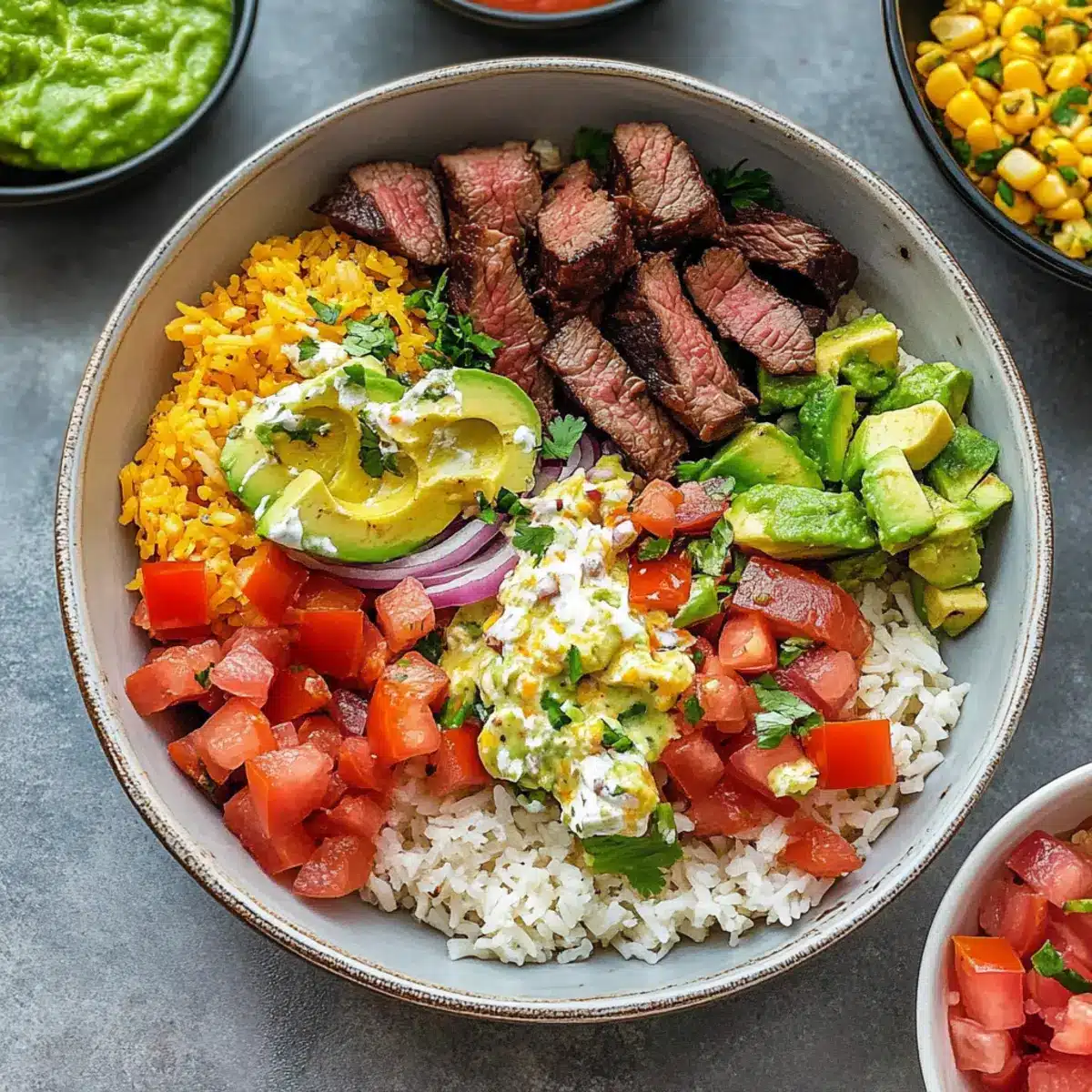 steak rice bowl