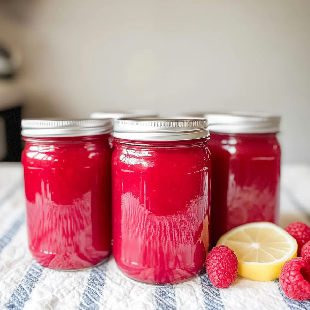 Homemade Raspberry Lemonade Concentrate