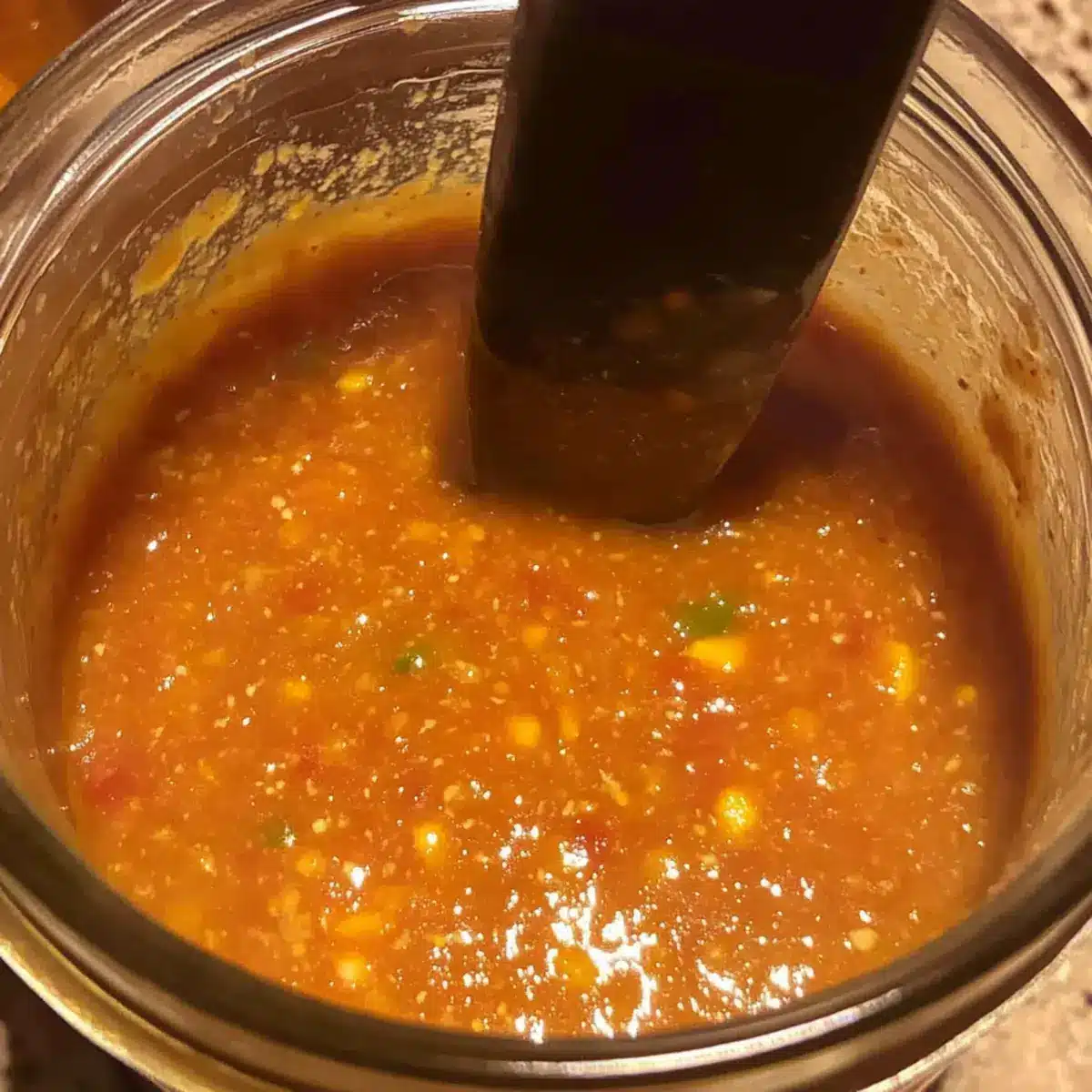 Peach Jalapeno Bourbon BBQ Sauce