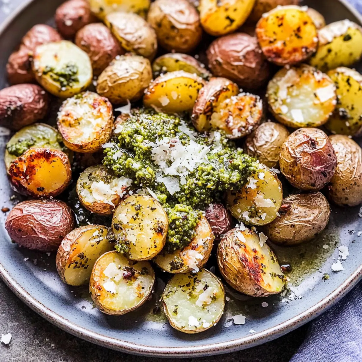 Parmesan Pesto Roasted Potatoes