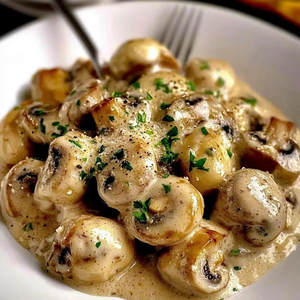 Garlic Parmesan Mushrooms