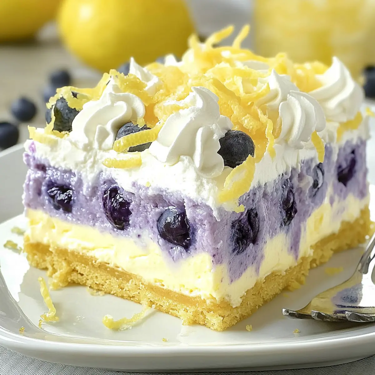 Lemon Blueberry Lasagna