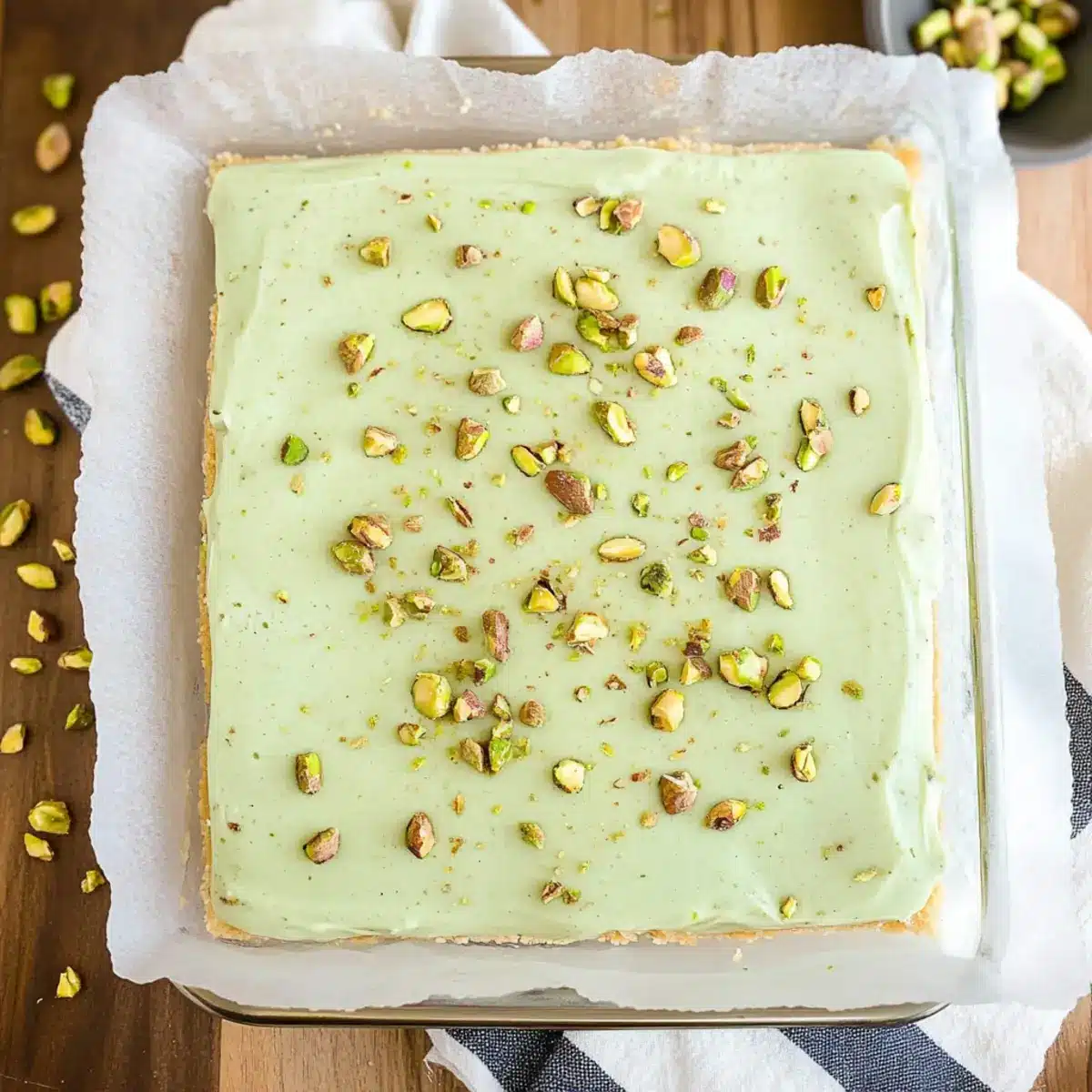 Pistachio Cream Bars