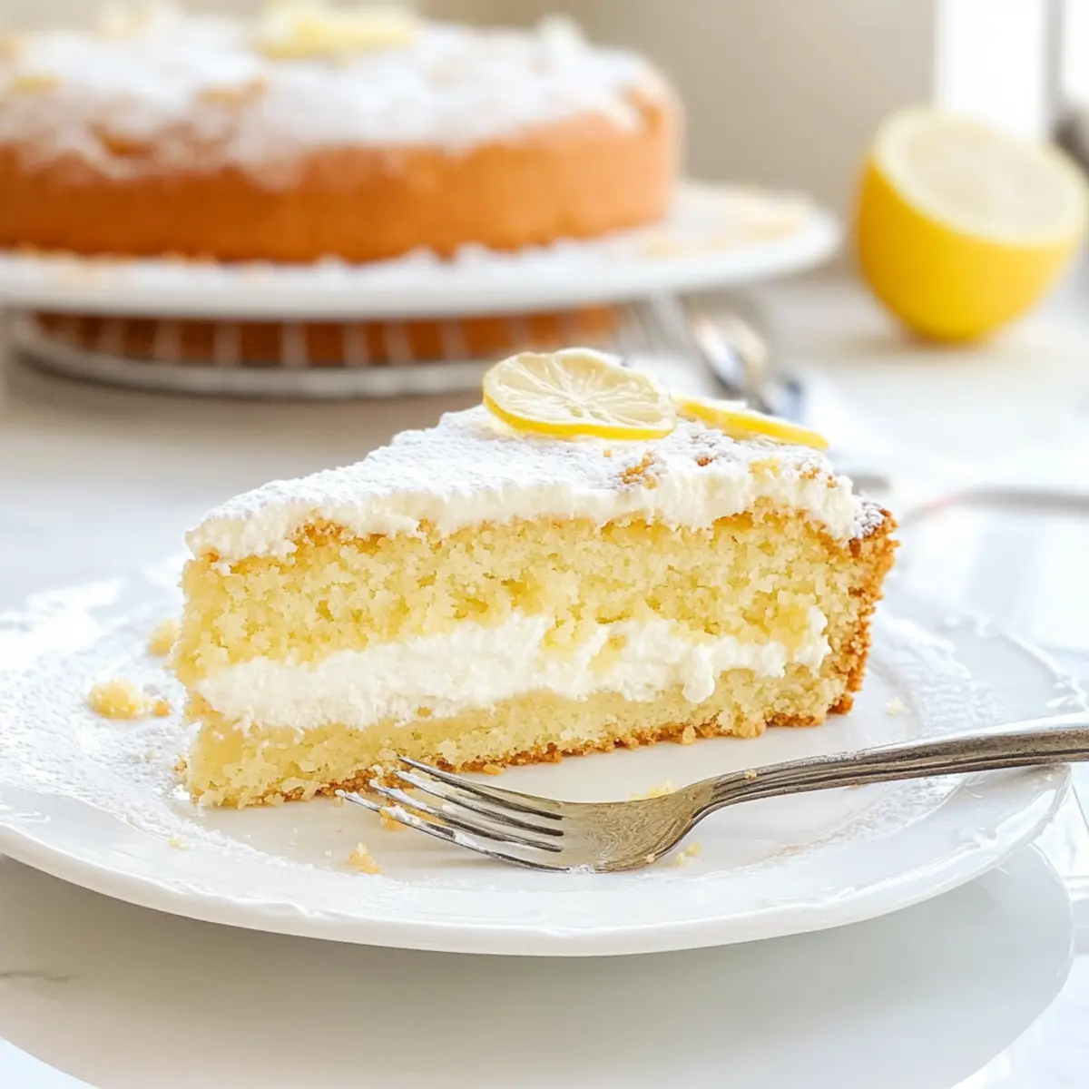 Lemon ricotta cake