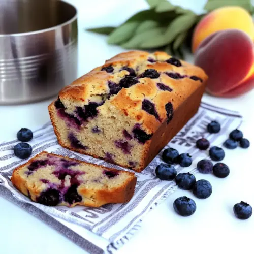 Blueberry Peach Bread