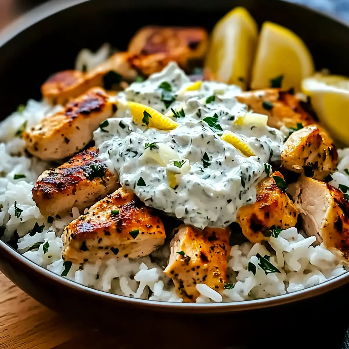 Dump-and-Bake Chicken Tzatziki