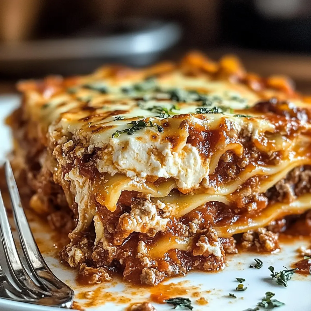 Lasagna with Ricotta