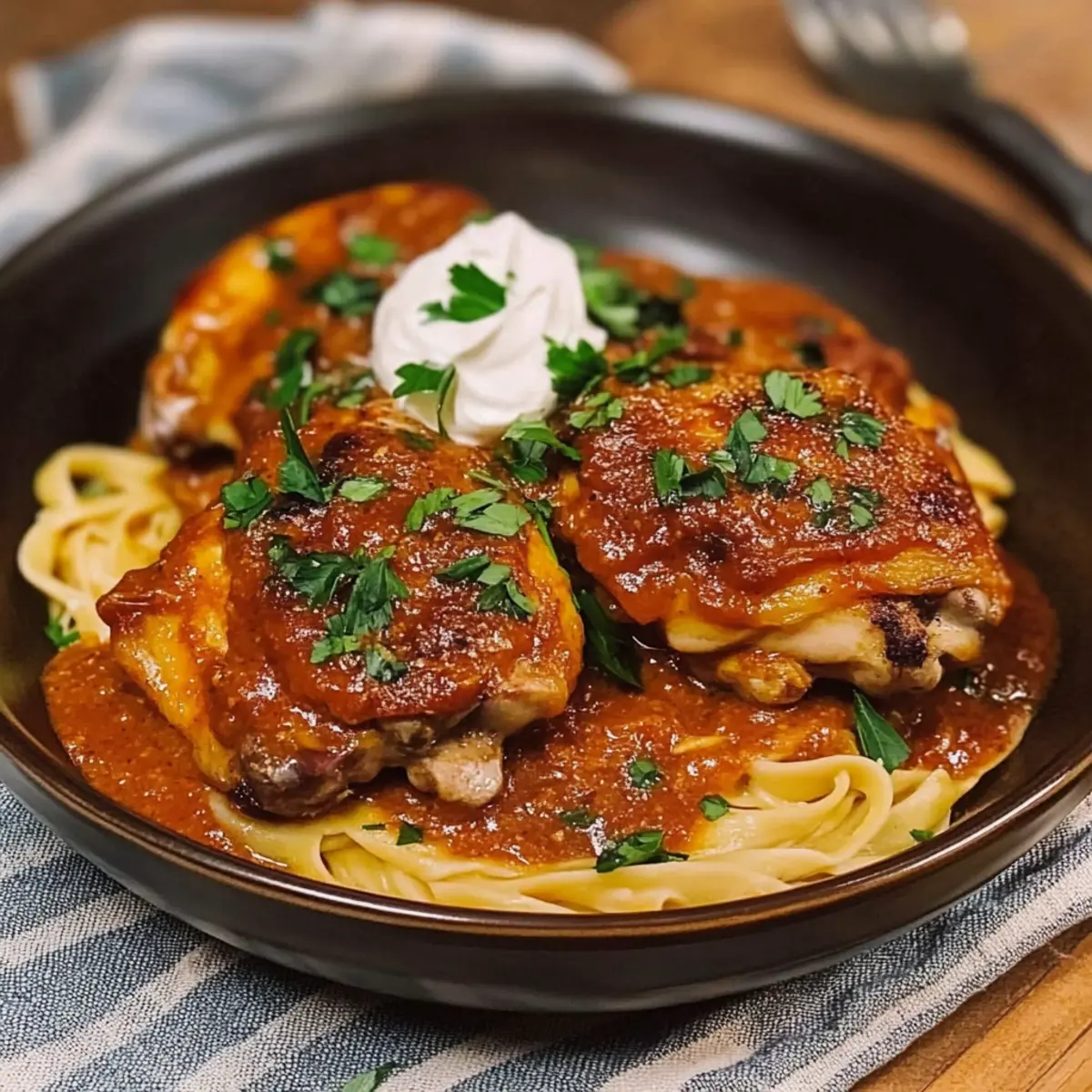 Homestyle Baked Chicken Paprikash
