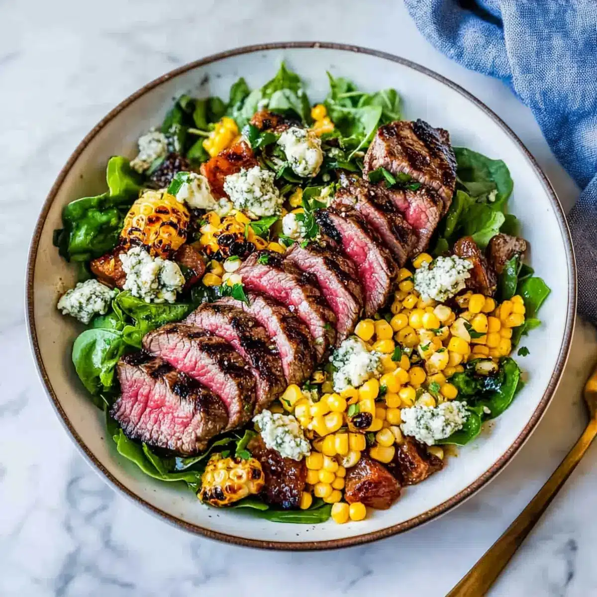 Balsamic Steak Gorgonzola Salad
