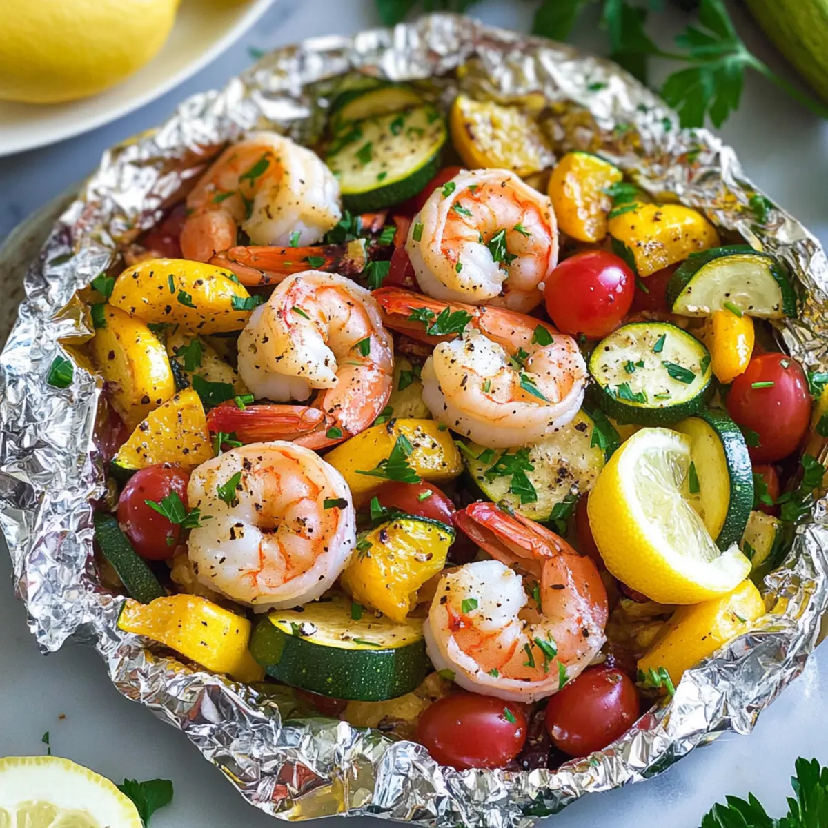 Summer Veggie Foil Packs