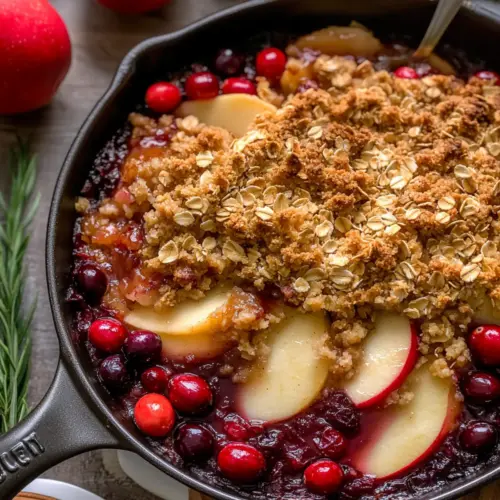 Apple Cranberry Crisp