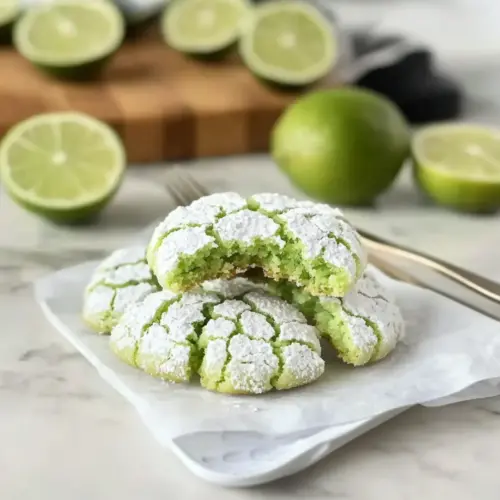 Lime Crinkle Cookies