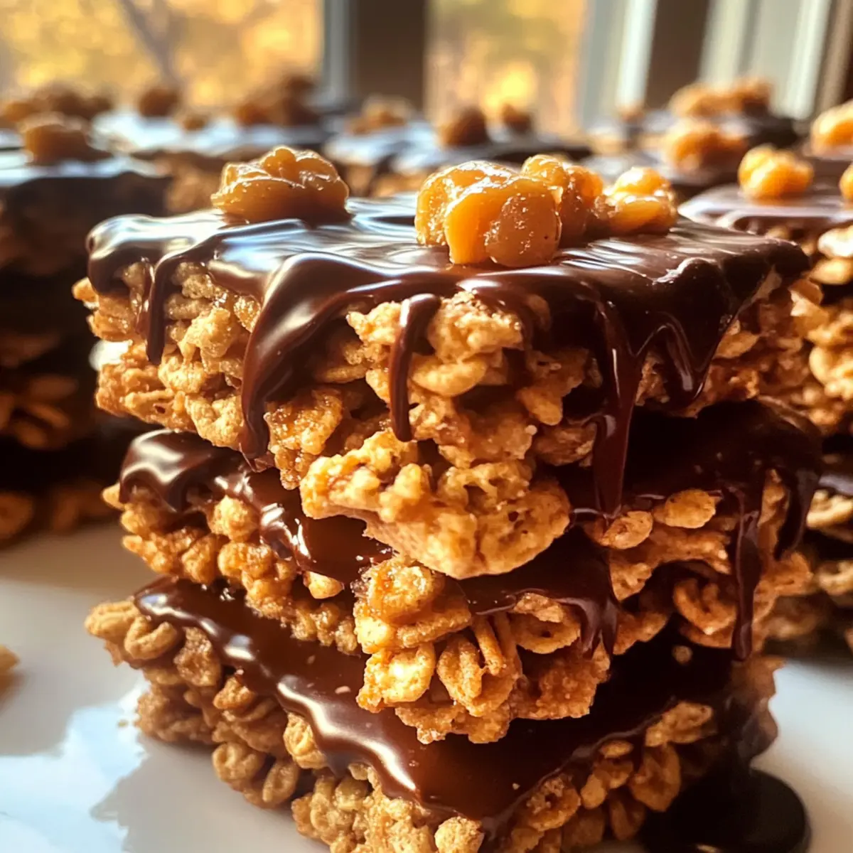 Chex Scotcheroo Stacks