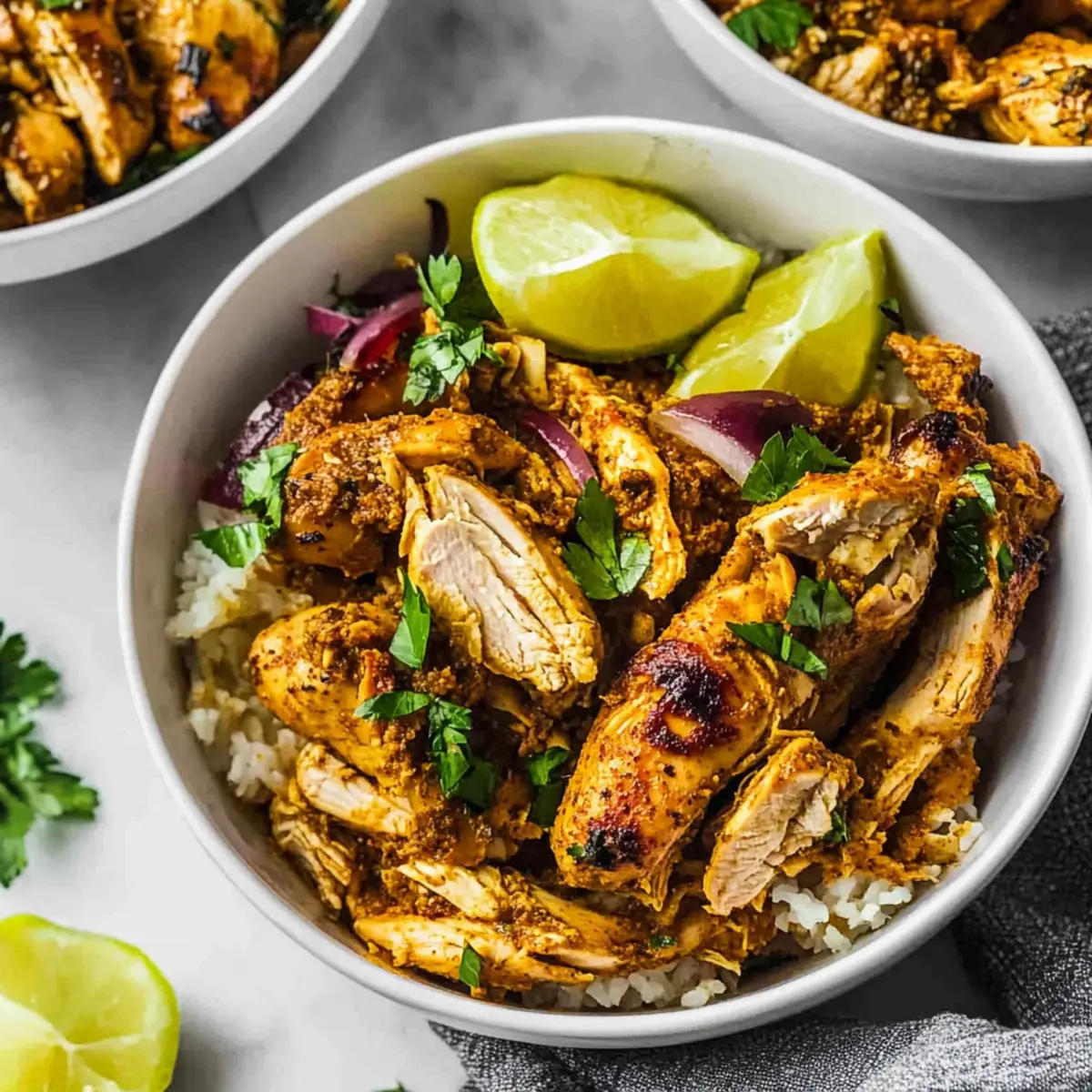 Slow Cooker Chicken Shawarma