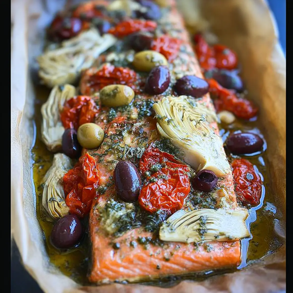 Light Mediterranean Salmon Recipe