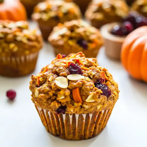 Pumpkin Morning Glory Muffins