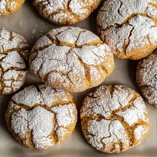 Apple Cider Crinkle Cookies