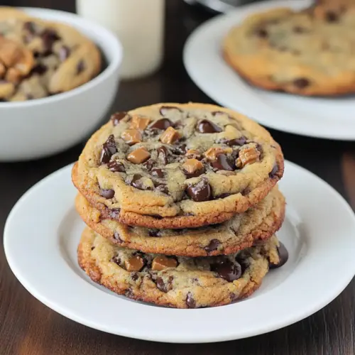 Espresso Toffee Chocolate Chip Cookies
